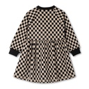 Checkered Drop Waist Dress