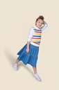 POINTELLE MULTI STRIPES VEST