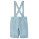 LINEN SUSPENDER SHORTS