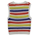 POINTELLE MULTI STRIPES VEST