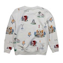 PARISIAN PRINT SWEATSHIRT
