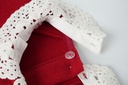 WOOL DRESS WITH CROCHET COLLAR