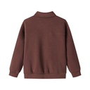 SEAMED POLO SWEATSHIRT