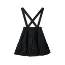CORDUROY TIERED SUSPENDER SKIRT