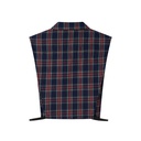 PLAID BIB COLLAR