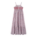FLORAL SMOCKED MAXI DRESS