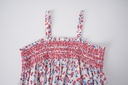 FLORAL SMOCKED MAXI DRESS