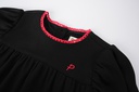 HIGH YOKE ROBE SET WITH EMBROIDERY