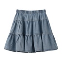 DENIM TIERED SKIRT