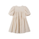 EMBROIDERED PUFF SLEEVE DRESS