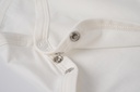 Short Sleeve Onesie With Ruffle Neck