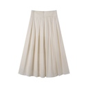SOFT PLEATED SKIRT WITH TUCKS