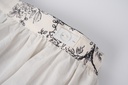 FLORAL SKIRT WITH SIDE TIE