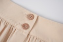 CIRCLE SKIRT WITH CENTER BUTTONS