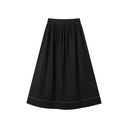 CIRCLE SKIRT WITH CENTER BUTTONS