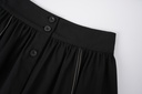 CIRCLE SKIRT WITH CENTER BUTTONS