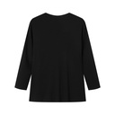TEEN RIBBED 3/4 SLEEVE T-SHIRT
