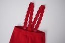 SUSPENDER LEGGING WITH SCALLOPED EDGING