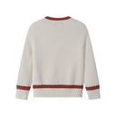 SWEATER WITH CONTRAST EDGING