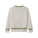 SWEATER WITH CONTRAST EDGING