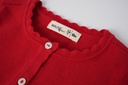 CARDIGAN WITH SCALLOPED EDGING