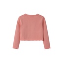 CARDIGAN WITH SCALLOPED EDGING