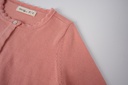CARDIGAN WITH SCALLOPED EDGING