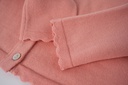 CARDIGAN WITH SCALLOPED EDGING