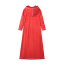LONG SWIM ROBE WITH CENTER POCKET