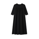HIGH YOKE TUCKS MAXI DRESS