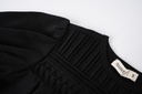 HIGH YOKE TUCKS ROBE SET