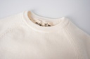 SHORT SLEEVE RUFFLE COLLAR SWEATER