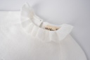 RUFFLE COLLAR SWEATER ONESIE