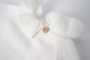 RUFFLE COLLAR SWEATER ONESIE