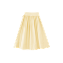 Midi Circle Skirt With Side Tie