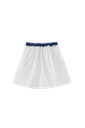 Circle Skirt With Contrasting Smocked Waist
