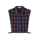 PLAID BIB COLLAR