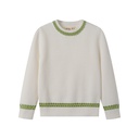 SWEATER WITH CONTRAST EDGING