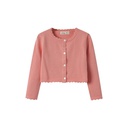CARDIGAN WITH SCALLOPED EDGING
