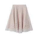 EYELET YOKE CIRCLE SKIRT