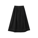 CIRCLE SKIRT WITH CENTER BUTTONS