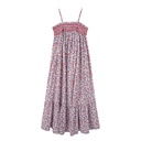 FLORAL SMOCKED MAXI DRESS