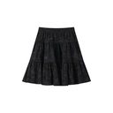 TIERED JERSEY SKIRT