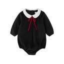 PETER PAN COLLARED WOOL ROMPER