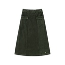 CORDUROY SKIRT WITH POCKETS