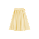 Midi Circle Skirt With Side Tie