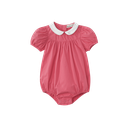 Embroidered Collar Romper