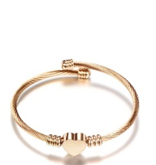 [BS-AJ18-RG] Heart Bangle