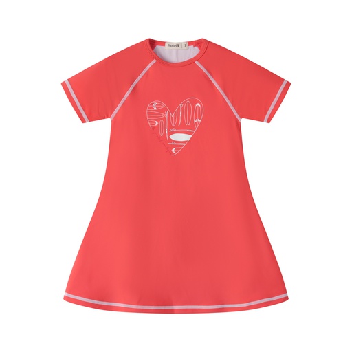 [S25-SBDG501-CL] CENTER HEART SWIM DRESS
