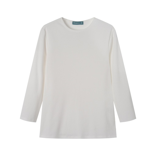 [BS-TS17-CR] TEEN RIBBED 3/4 SLEEVE T-SHIRT